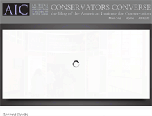 Tablet Screenshot of conservators-converse.org